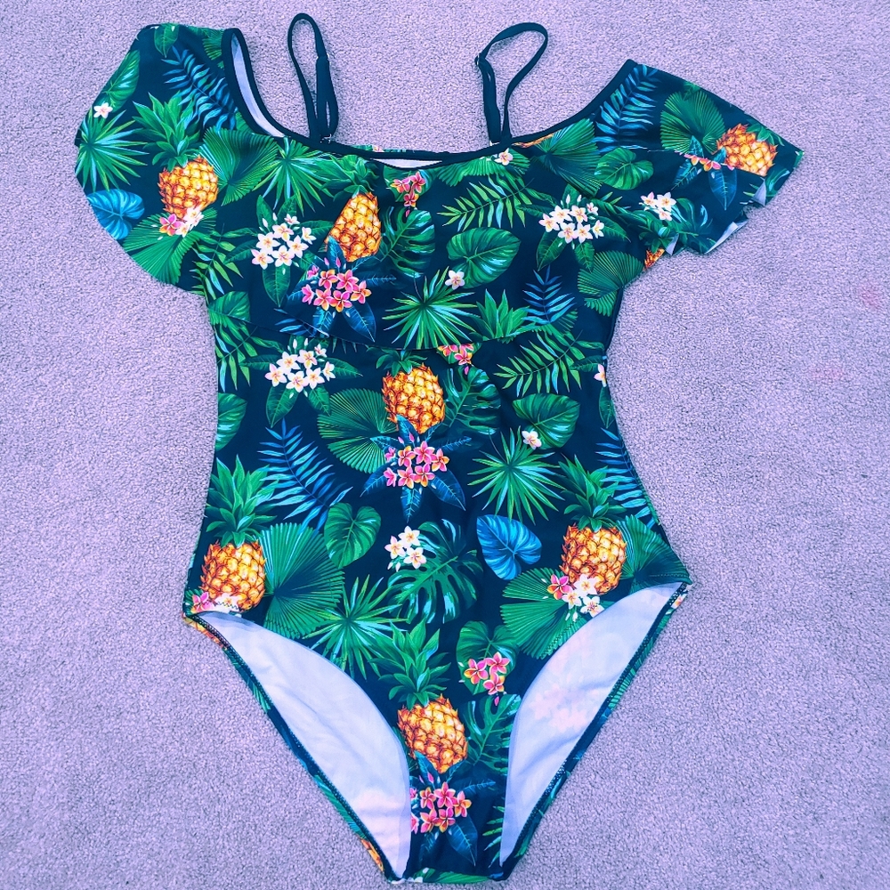 N/wot Tropical print 1 Piece b/s